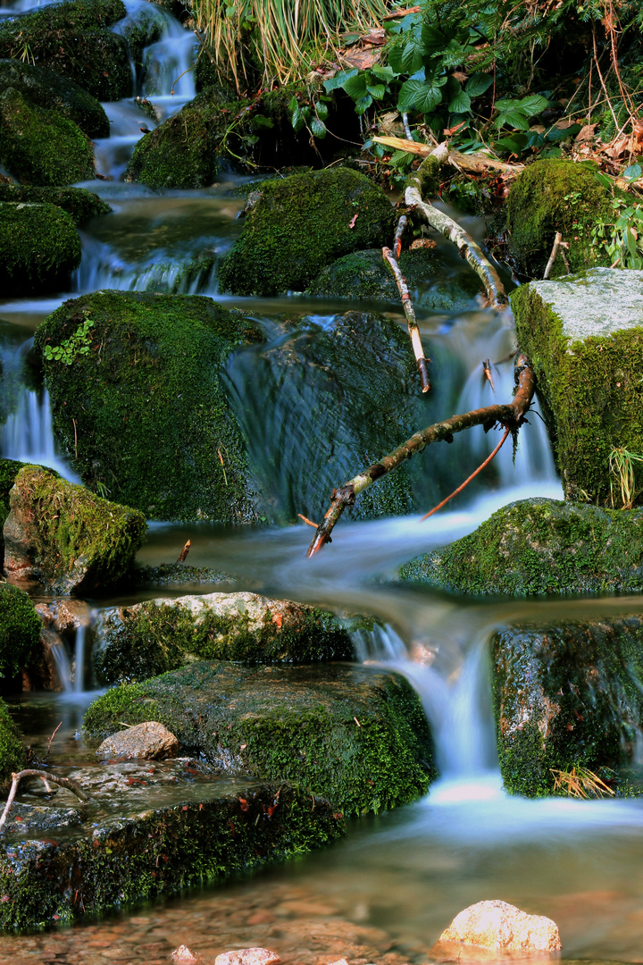 Kleiner Wasserfall im Schwarzwald