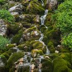 Kleiner Wasserfall in den Tuxer Alpen