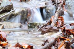 kleiner Wasserfall in den Wupper Bergen