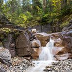 kleiner Wasserfall in der Bletterbachschlucht