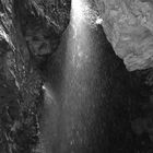 "Kleiner Wasserfall in der Breitachklamm"
