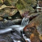 kleiner Wasserfall in der Hö