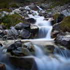 Kleiner Wasserfall in der kleinen Schweiz