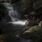 Kleiner Wasserfall in der Saulochschlucht