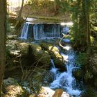 Kleiner Wasserfall in Scheidegg
