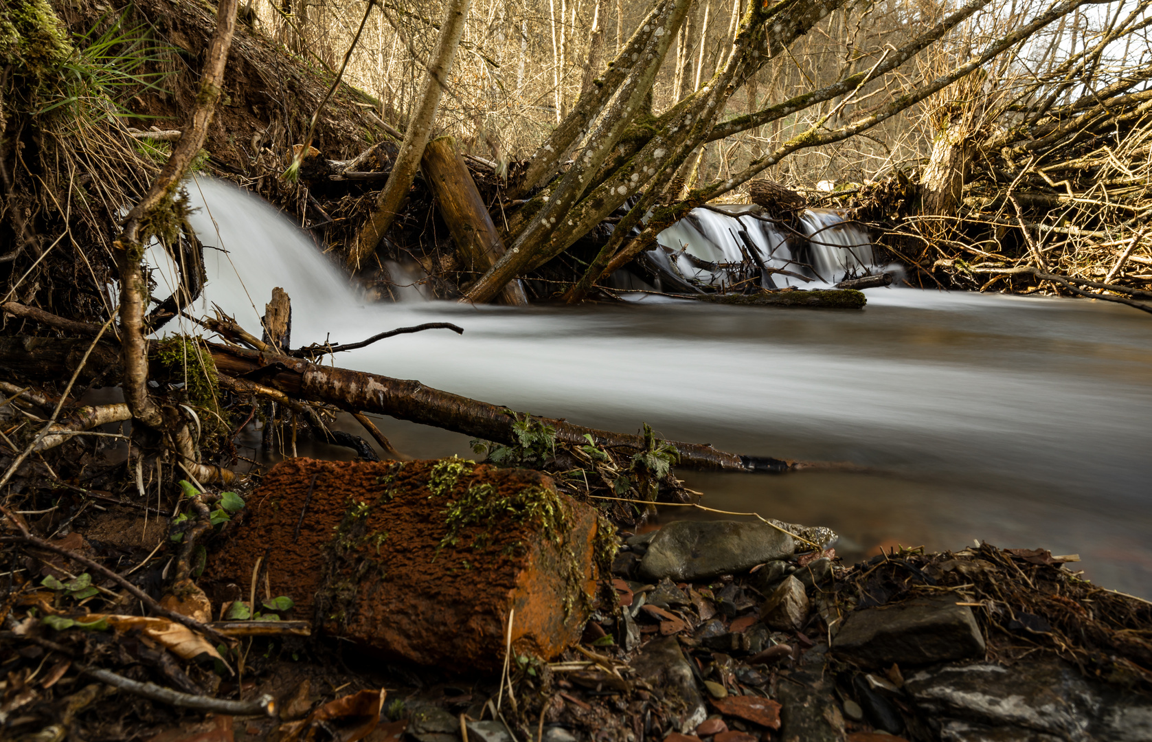 Kleiner Wasserfall in Wittgenstein