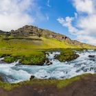 Kleiner Wasserfall Island