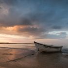 Kleines Boot am Zempiner Strand