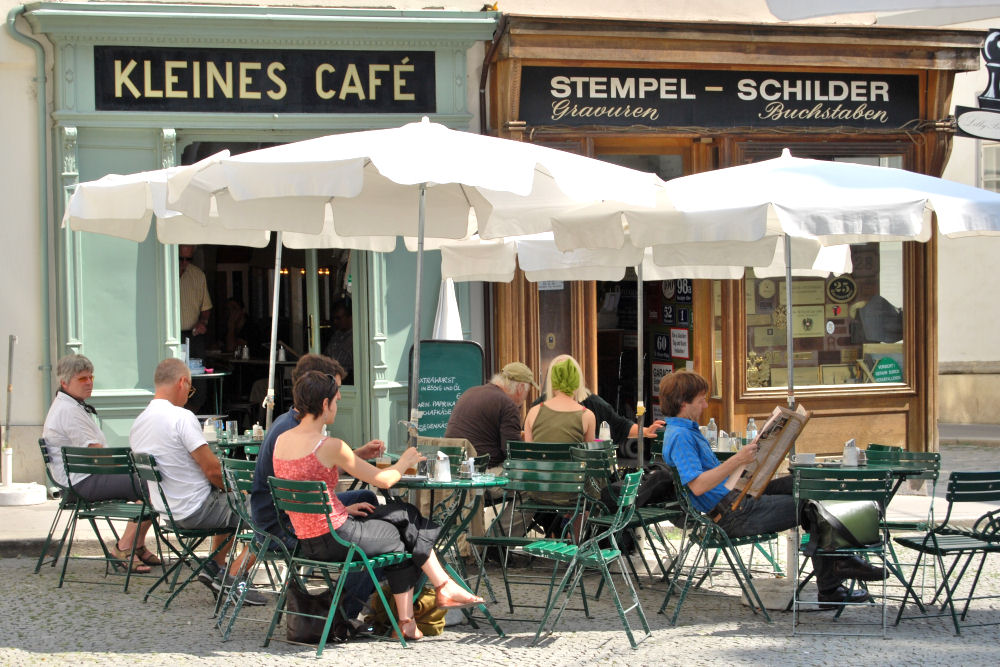 Kleines Café am Franziskanerplatz