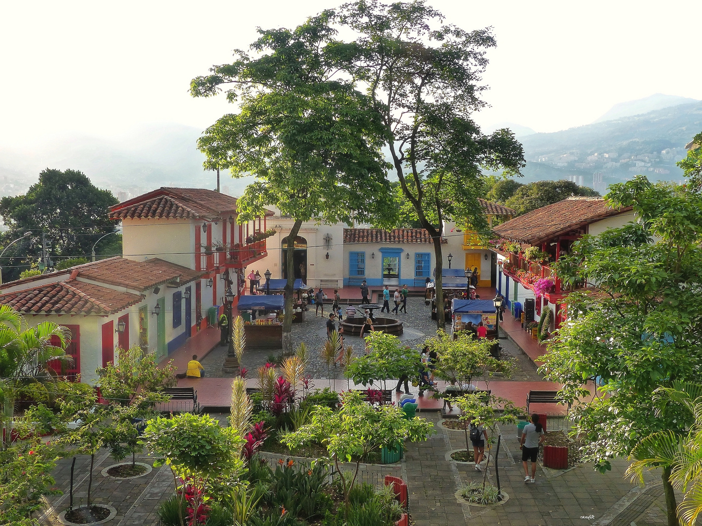 kleines Dorf bei Medellín 