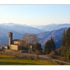 Kleines Dorf im Apennin im Val de Trebia