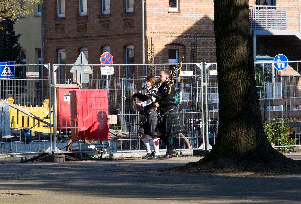 Kleines Duett am Straßenrand