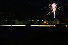 Kleines Feuerwerk in Malters LU