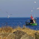 kleines Fischerboot in Strande - wie Dazumal