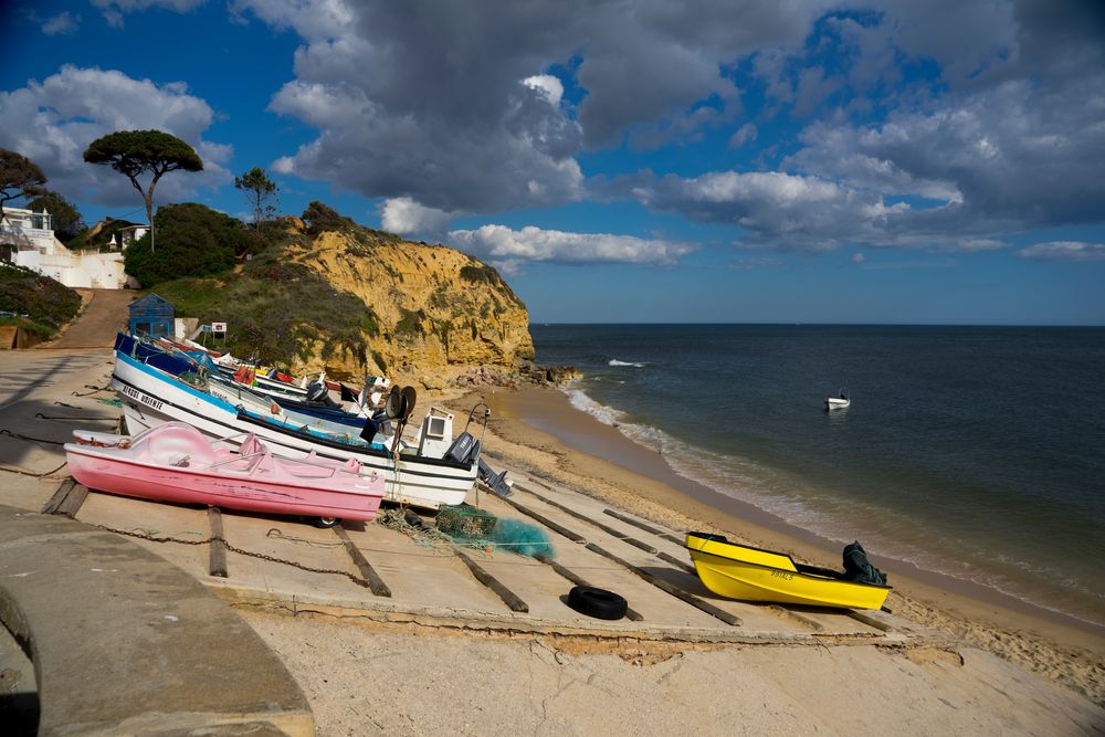 Kleines Fischerdorf an der Algarve