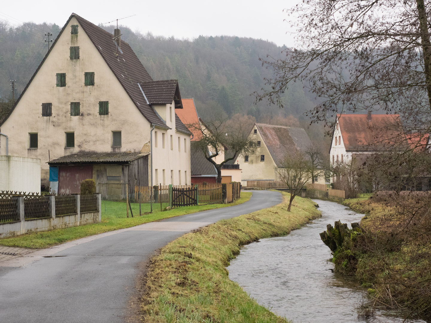 Kleines fränkisches Dorf