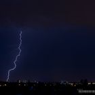 Kleines Gewitter ueber Halle/ Saale II