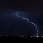 Kleines Gewitter ueber Halle/ Saale III