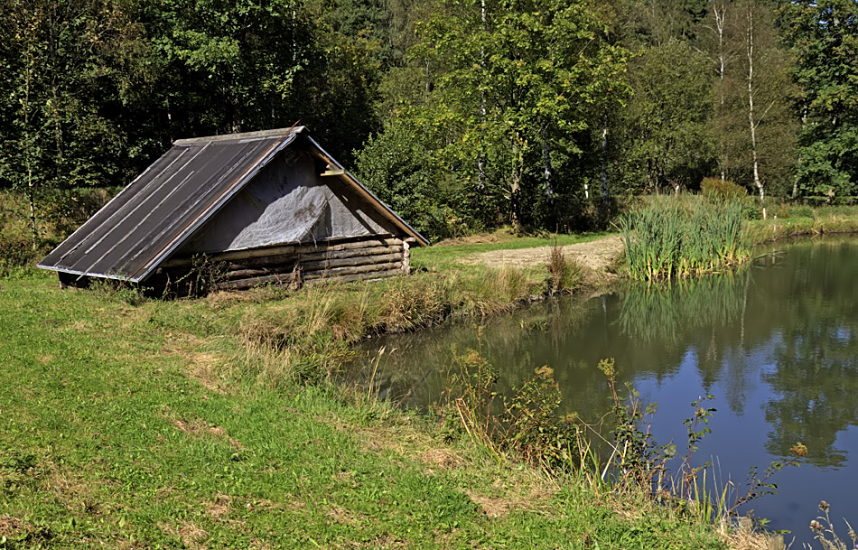 kleines Haus am See