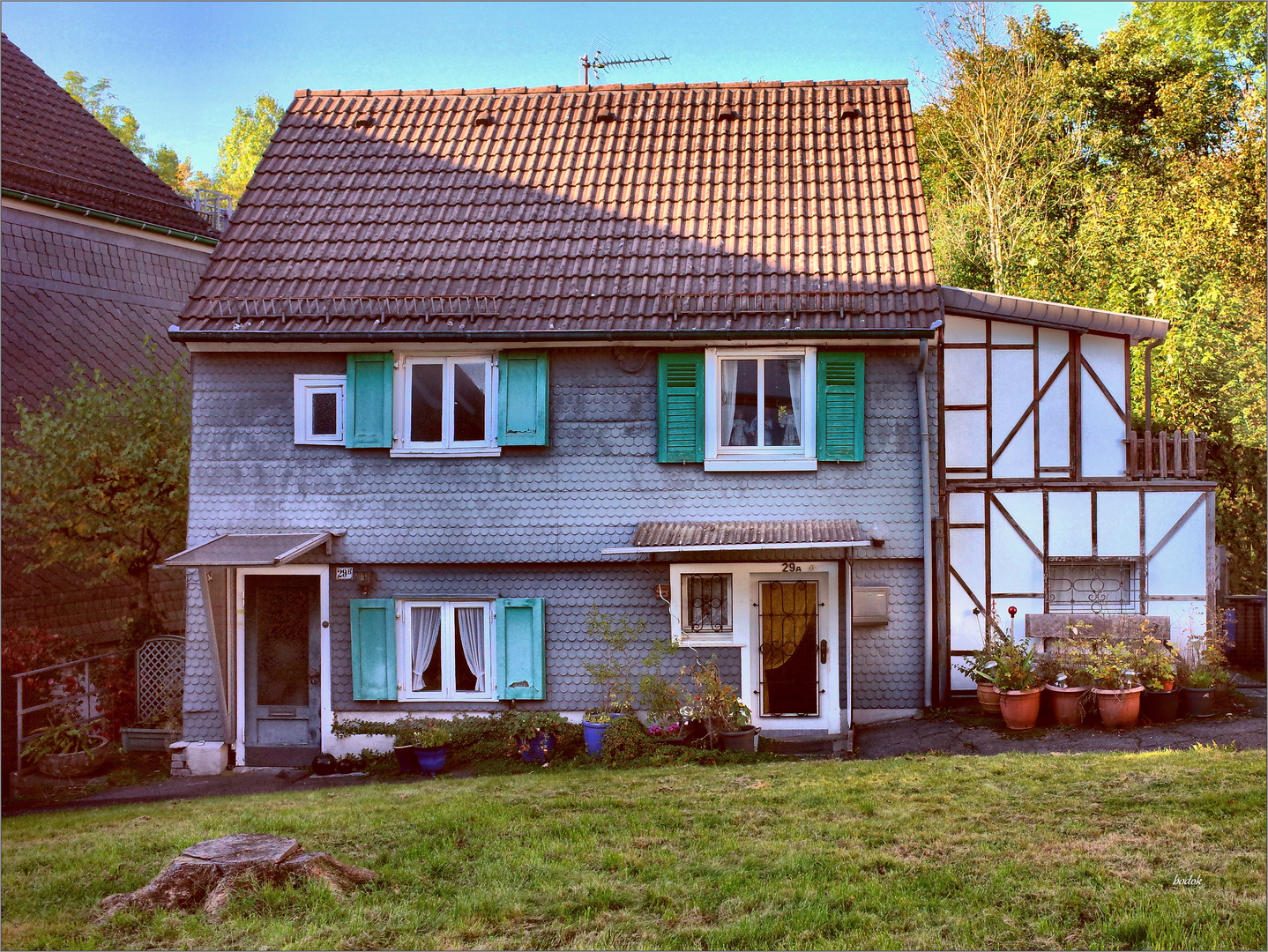 kleines Haus im bergischen Land