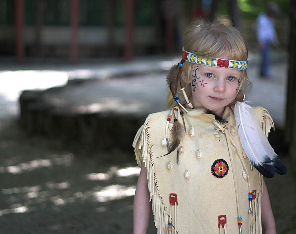 Kleines indianisches Mädchen 1