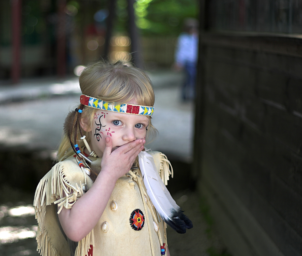 Kleines indianisches Mädchen 2