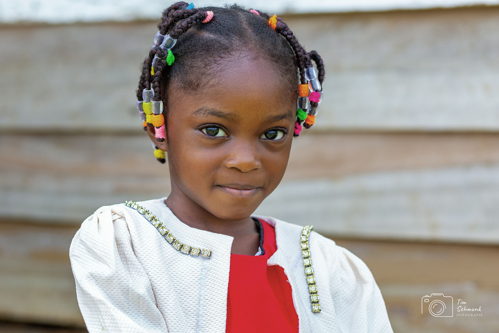 Kleines kamerunisches Mädchen in Nkongsamba, Kamerun