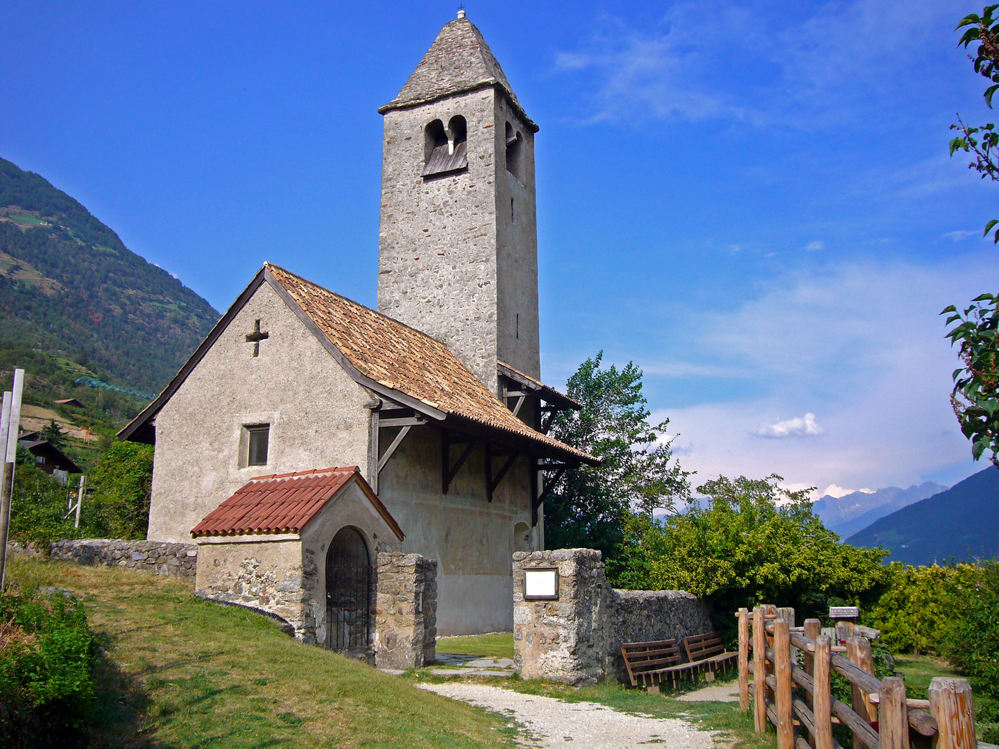 Kleines Kirchlein Sankt Prokulus in Naturns