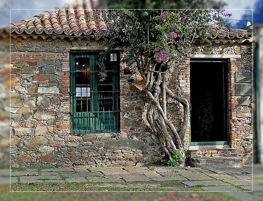 kleines Kolonialhaus in Colonia