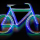 Kleines leuchtenes Fahrrad