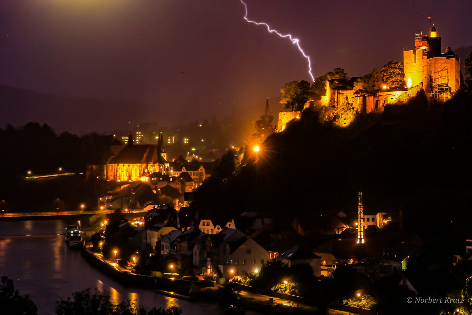 Kleines Maigewitter bei Saarburg