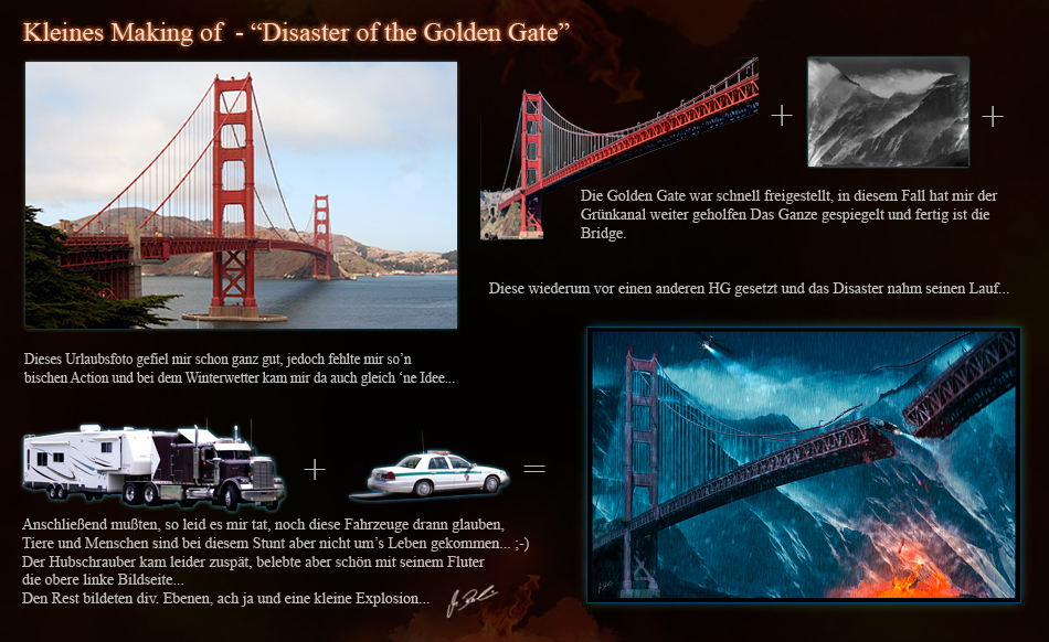 Kleines Making of zu "Disaster of the Golden Gate"