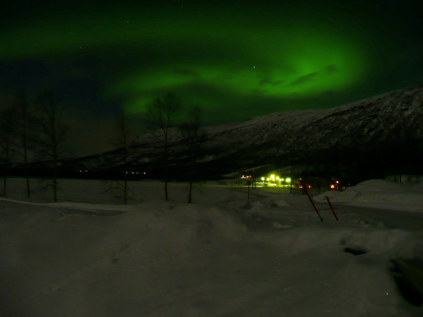 Kleines Nordlicht vom 14.01.11 in Bones ( Troms )