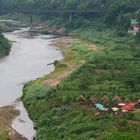 Kleines Restaurant am Mekong