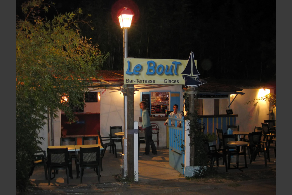 Kleines Restaurant am Segelhafen von Boyardville