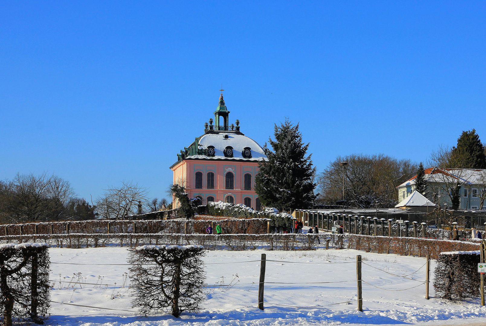 Kleines Schloss im Winter 