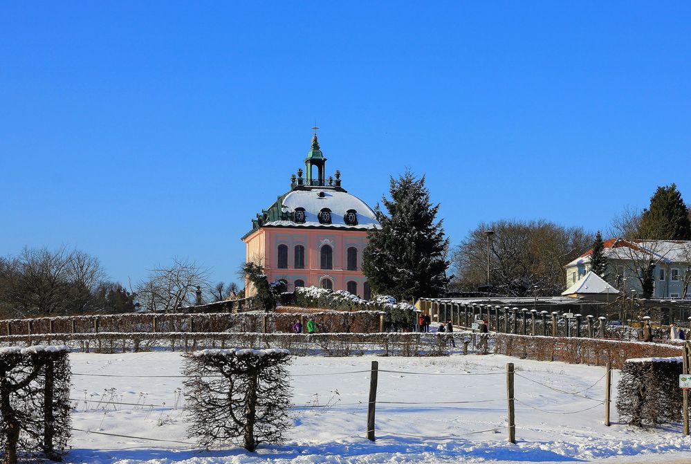 Kleines Schloss im Winter 