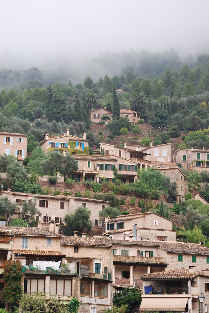 kleines schönes Dorf auf Mallorca