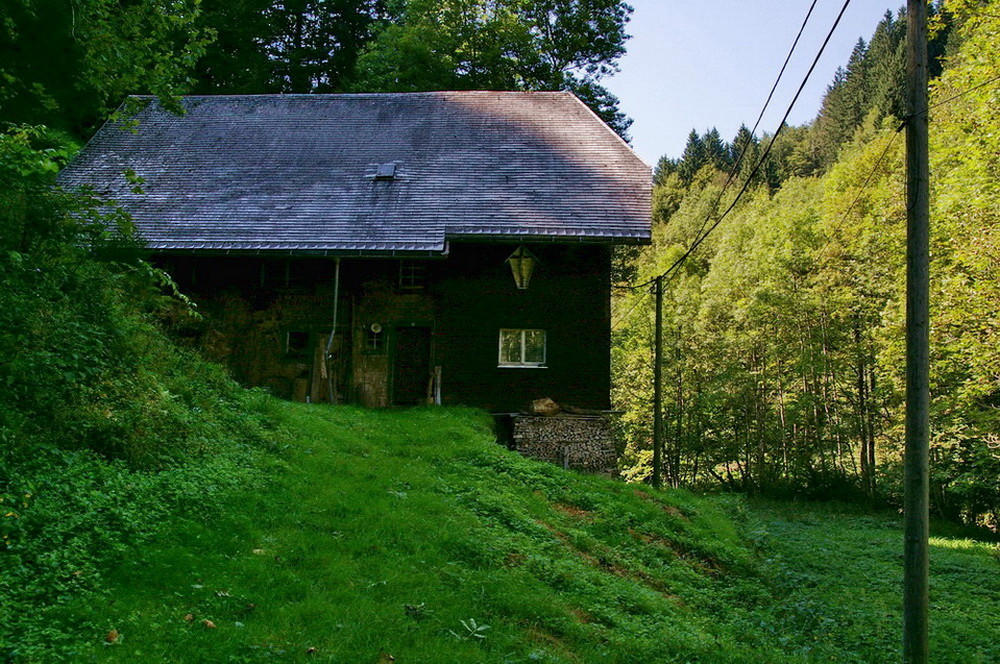 Kleines Schwarzwaldhaus im Hexenloch
