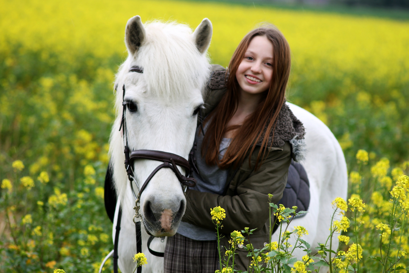 Kleines Shooting im Rapsfeld