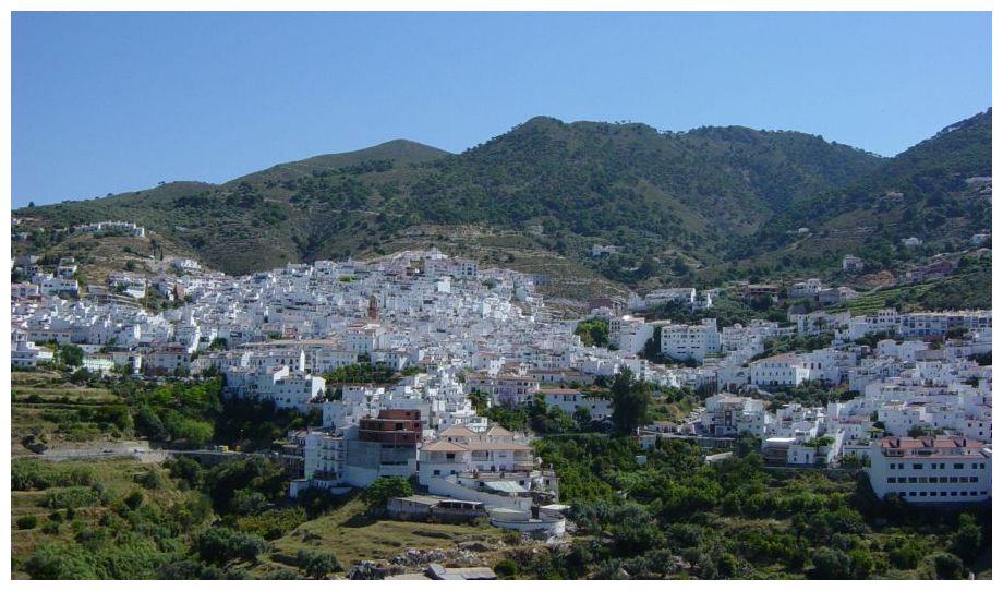 Kleines Städtchen in Spanien