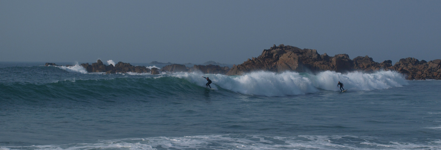 kleines Surfparadies vor Guernsey