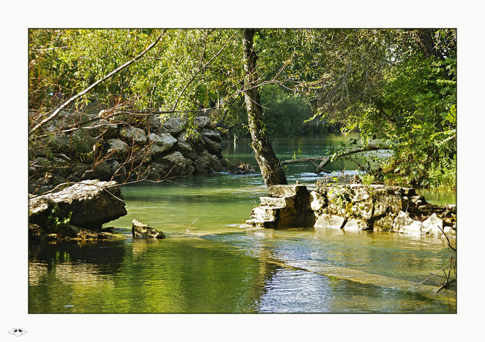 Kleines Treppchen zum See