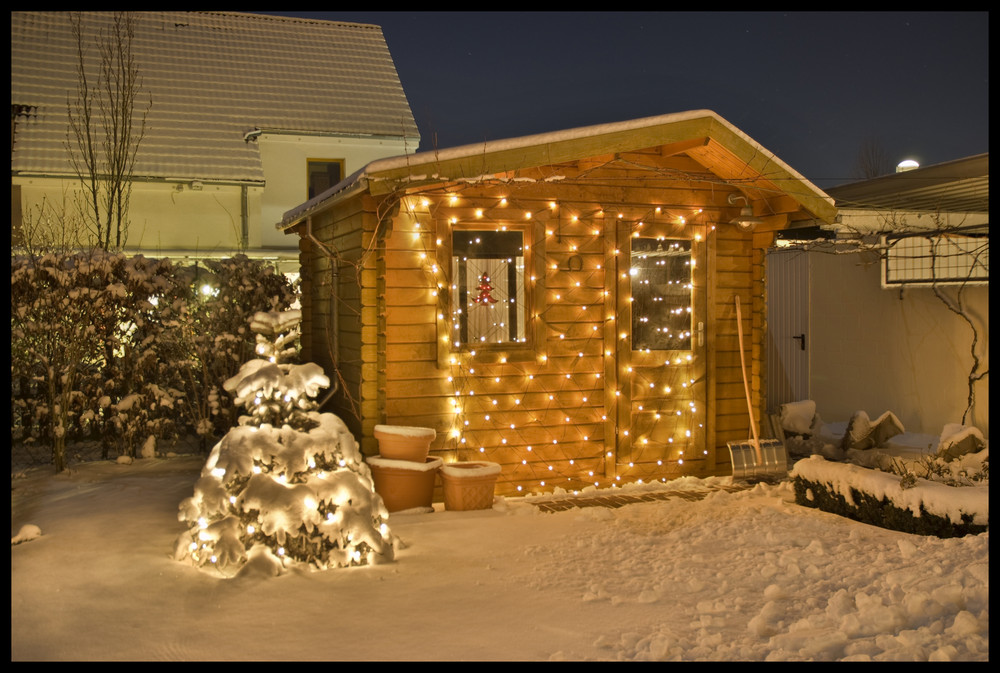 Kleingarten im Winter (Mein erstes DRI Bild)