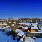 Kleingartenanlage im Winter