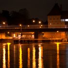 Kleinmachnower Schleuse bei Abend