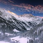 Kleinwalsertal Alpenglühen