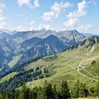 Kleinwalsertal,Blick vom Walmendingerhorn,Österreich.