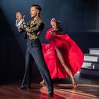 Klemen Prasnikar & Alexandra Averkieva (Slowenien) beim Paso Doble