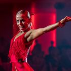 Klemen Prasnikar & Alexandra Averkieva (Slowenien) beim Paso Doble